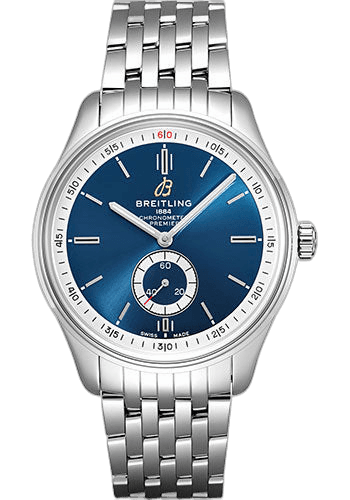 Breitling Premier Automatic Watch - 40mm Steel Case - Blue Dial - Steel Bracelet - A37340351C1A1 Watch Ref. A37340351C1A1