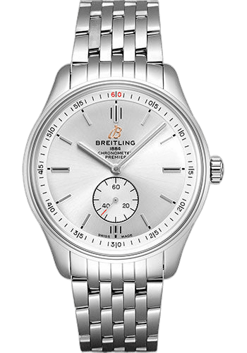 Breitling Premier Automatic Watch - 40mm Steel Case - Silver Dial - Steel Bracelet - A37340351G1A1 Watch Ref. A37340351G1A1