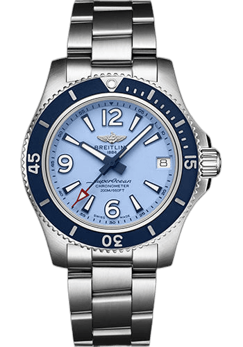 Breitling Superocean Automatic 36 Watch - Steel - Blue Dial - Steel Bracelet - A17316D81C1A1 36mm (A17316D81C1A1