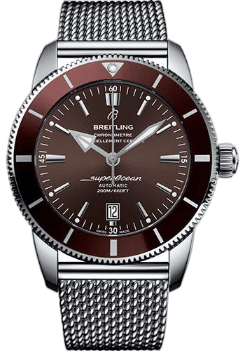 Breitling Superocean Heritage II 46 Watch - Steel Case - Copperhead Bronze Dial - Steel Strap - Ocean Classic Bracelet - AB202033/Q618/152A 46mm Watch Ref. AB202033/Q618/152A