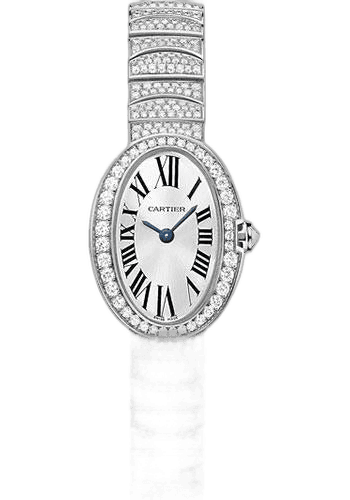 Cartier Baignoire Watch - Mini White Gold Diamond Case - Diamond Bracelet - HPI00327 Ref. HPI00327