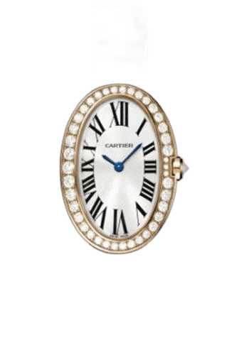 Cartier Baignoire Watch - Small Pink Gold Diamond Case - Gold Bracelet - WB520002 Rose Gold Watch Ref. WB520002