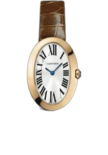 Baignoire Watch - Small Pink Gold Case - Alligator Strap - W8000007 Rose Gold by Cartier — W8000007