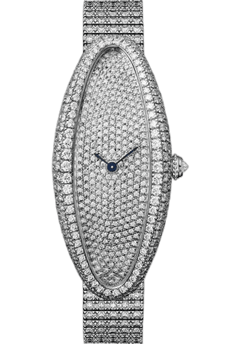 Cartier Baignoire Allongée Baignoire Allongee Watch - 47 mm White Gold Case - Diamond Bracelet - HPI01306 47mm Ref. HPI01306