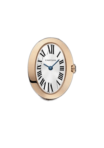 Cartier Baignoire Watch - 25.30 mm Pink Gold Case - Brown Alligator Strap - W8000017 25.3mm Rose Gold Watch Ref. W8000017