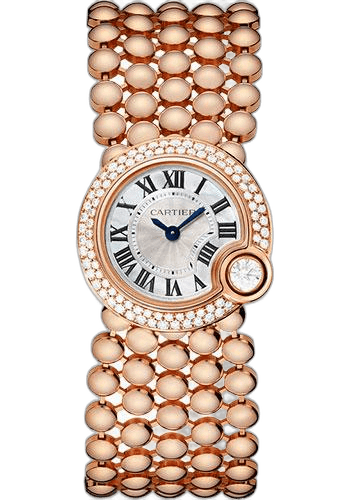Ballon Blanc De Cartier Watch - 24.2 mm Pink Gold Case - Mother-Of-Pearl Diamond Dial - WE902057 24.2mm Rose Gold by Cartier — WE902057