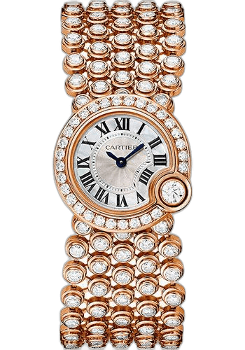 Cartier Ballon Blanc de Cartier Watch - 24.2 mm Pink Gold Case - Mother-of-Pearl Diamond Dial - Mother Of Pearl Bracelet - HPI00758 24.2mm Rose Gold