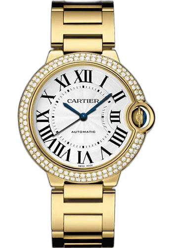 Ballon Bleu de Cartier Watch - 36 mm Yellow Gold Case - Double Diamond Bezel - WJBB0007 36mm by Cartier — WJBB0007