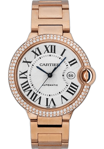 Cartier Ballon Bleu de Cartier Watch - Large Pink Gold Case - Diamond Bezel - WE9008Z3 Rose Gold Ref. WE9008Z3