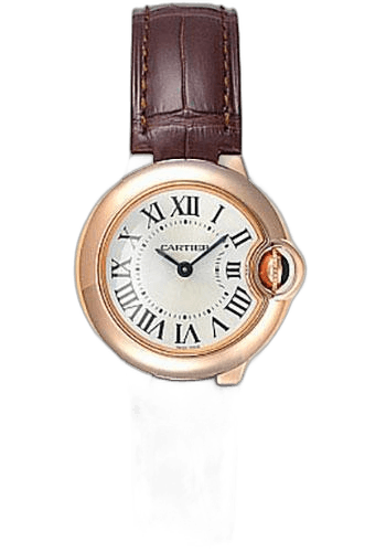 Ballon Bleu de Cartier Watch - Small Rose Gold Case - Alligator Strap - W6900256 · Cartier W6900256