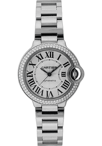 Cartier Ballon Bleu de Cartier Watch - 33 mm White Gold Diamond Case - WE902065 33mm Watch Ref. WE902065