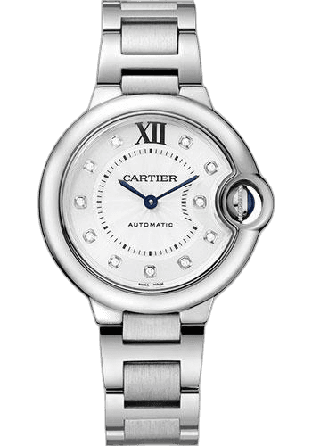 Cartier Ballon Bleu De Cartier Watch - 33 mm Steel Case - Diamond Dial - WE902074 33mm Timepiece [WE902074