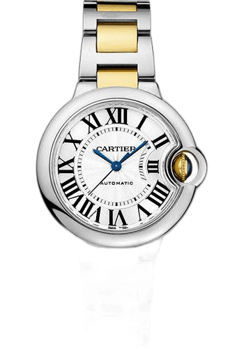 Cartier Ballon Bleu de Cartier Watch - 33 mm Steel And Yellow Gold Case - Yellow Gold And Steel Bracelet - W2BB0002 33mm