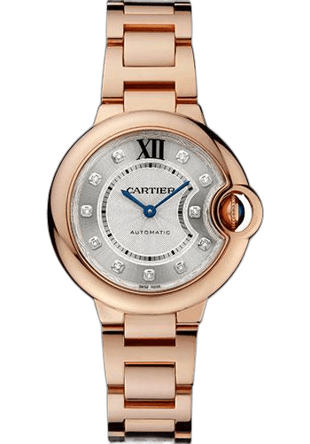 Ballon Bleu de Cartier Watch - 33 mm Pink Gold Case - Diamond Dial - WE902062 33mm Rose Gold — Cartier Ref. WE902062