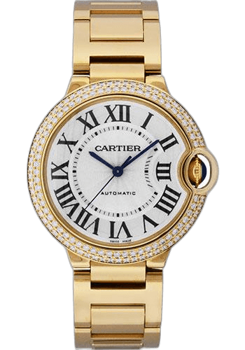 Ballon Bleu de Cartier Watch - Medium Yellow Gold Case - Diamond Bezel - WE9004Z3 Cartier Ref. WE9004Z3