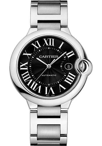 Ballon Bleu de Cartier Watch - 42 mm Steel Case - Black Dial - W6920042 · Cartier 42mm — W6920042