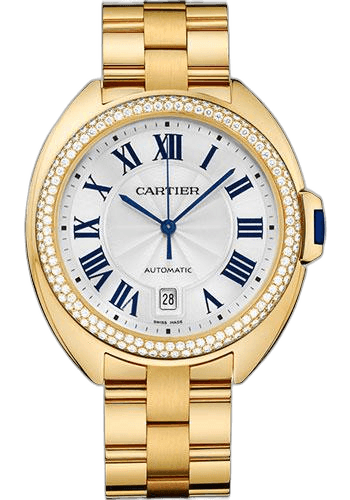 Clé de Cartier Cle de Cartier Watch - 40 mm Yellow Gold Diamond Case - Effect Dial - WJCL0010 40mm Diamond Effect Dial Cartier Ref. WJCL0010