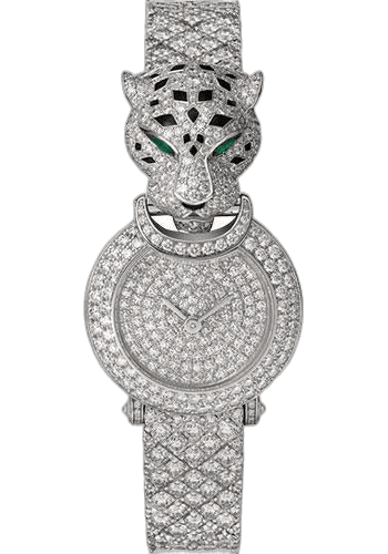 Cartier Panthere La Panthere Watch - 23.6 mm White Gold Diamond Case - White Gold Dial - White Gold Diamond Bracelet - HPI01425 23.6mm Diamond Diamond Case - White Gold Dial Ref. HPI01425