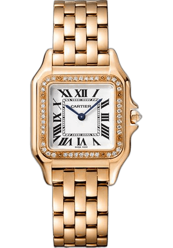 Cartier Panthere de Cartier Watch - 27 mm Pink Gold Diamond Case - WJPN0009 27mm Rose Gold (WJPN0009