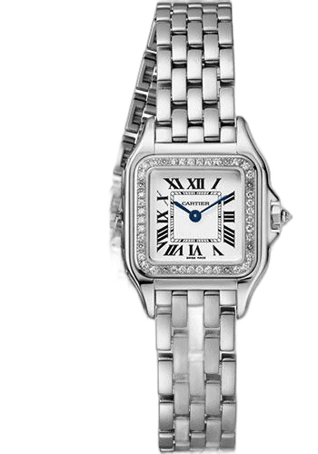 Cartier Panthere de Cartier Double Loop Watch - 22 mm White Gold Case - Diamond Bezel - White Gold Double Loop Bracelet - WJPN0012 22mm