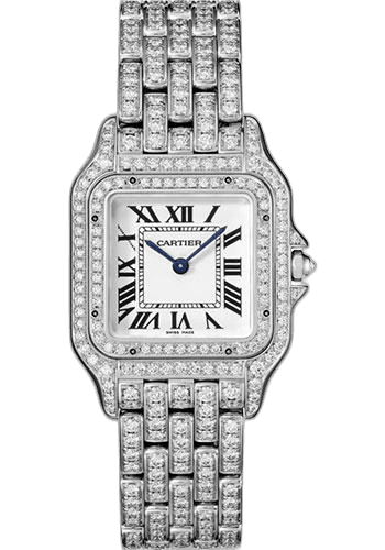 Panthere de Cartier Watch - 37 mm White Gold Diamond Case - Diamond Bracelet - HPI01130 37mm by Cartier — HPI01130