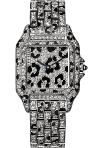 Cartier 37mm Diamond Diamond Dial Panthere de Cartier Watch - 37 mm White Gold Diamond Case - Diamond Dial - Diamond Bracelet - HPI01096 — Ref. HPI01096