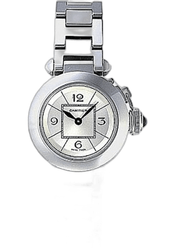 Pasha Miss Pasha Watch - 27 mm Steel Case - Silver Dial - W3140007 · Cartier 27mm — W3140007