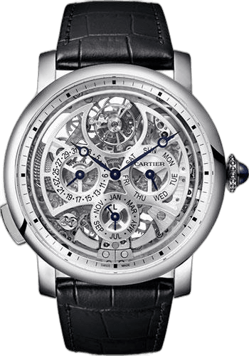 Rotonde de Cartier Grande Complication Skeleton Watch - 45 mm Platinum Case - W1556251 45mm Cartier Ref. W1556251