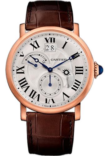 Rotonde de Cartier Large Date and Retrograde Second Time Zone Watch - 42 mm Pink Gold Case - W1556240 42mm Rose Gold · Cartier W1556240