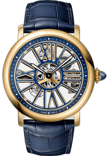 Cartier Rotonde de Cartier Skeleton Watch - 42 mm Yellow Gold Case - WHRO0048 42mm (WHRO0048