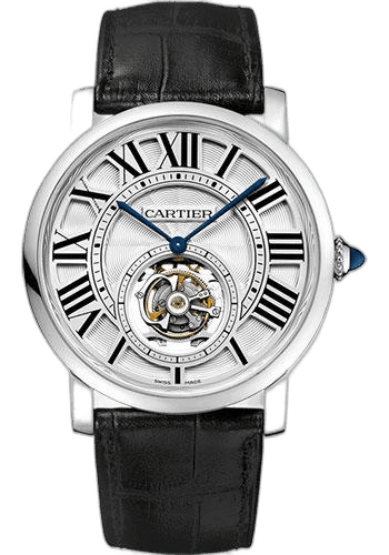 Rotonde de Cartier Flying Tourbillon Watch - 40 mm White Gold Case - W1556216 40mm · Cartier W1556216