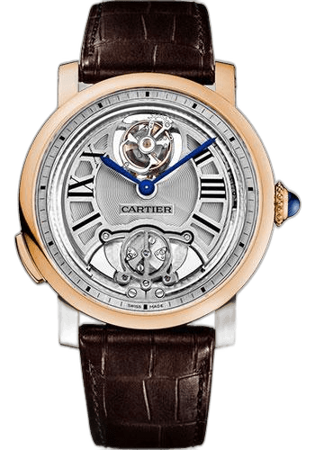 Cartier Rotonde de Cartier Minute Repeater Flying Tourbillon Watch - 45 mm Pink Gold Case - W1556229 45mm Rose Gold