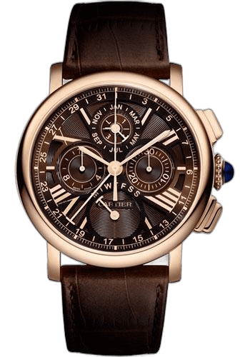 Rotonde de Cartier Perpetual Calendar Chronograph Watch - 42 mm Pink Gold Case - W1556225 42mm Rose Gold · Cartier W1556225