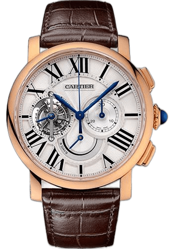 Cartier Rotonde de Cartier Tourbillon Chronograph 8-Day Power Reserve Watch - 45 mm - W1556245 45mm (W1556245