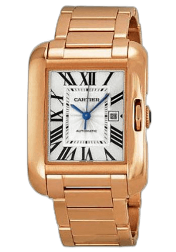 Cartier Tank Anglaise Watch - Medium Pink Gold Case - W5310003 Rose Gold (W5310003