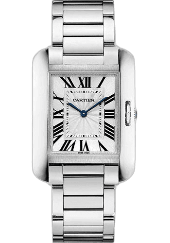 Cartier Tank Anglaise Watch - 34.7 mm Steel Case - W5310044 34.7mm