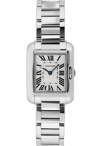 Cartier Tank Anglaise Watch - Small Steel Case - W5310022 Timepiece [W5310022
