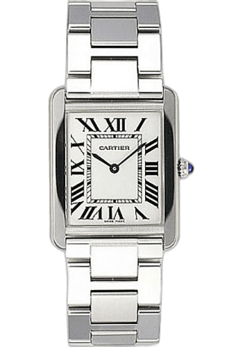 Cartier Tank Solo Watch - Large Steel Case - W5200014 (W5200014