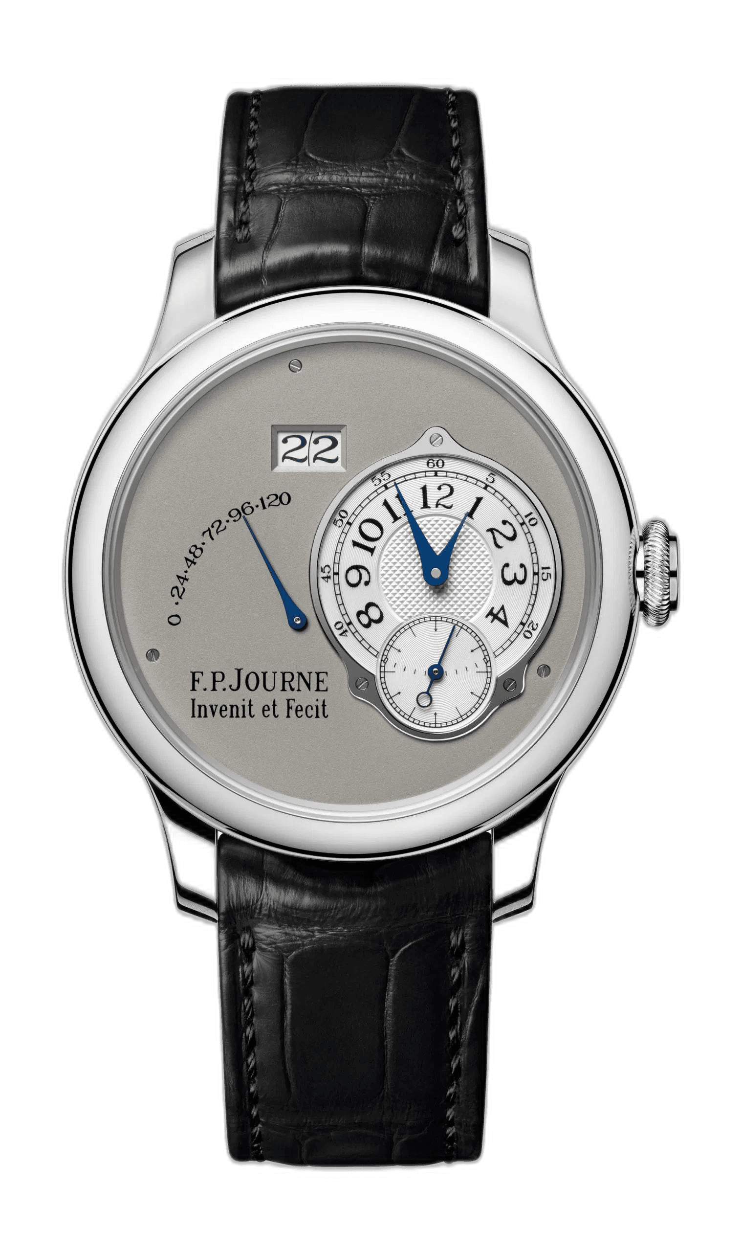 F.P.Journe Automatique Platinum — Guilloché Gray Gold & Silver Dial | Ref. 1300.3