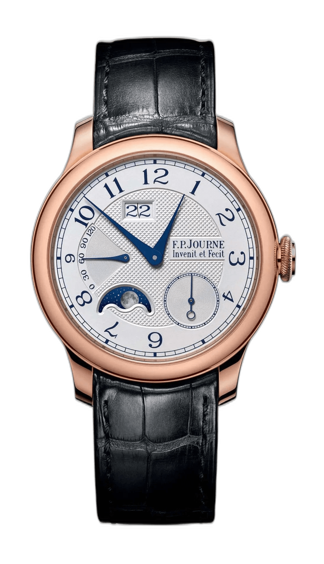 F.P.Journe Automatique Lune 18K Gold — Silver Guilloché Dial | Ref. Calibre 1300.3