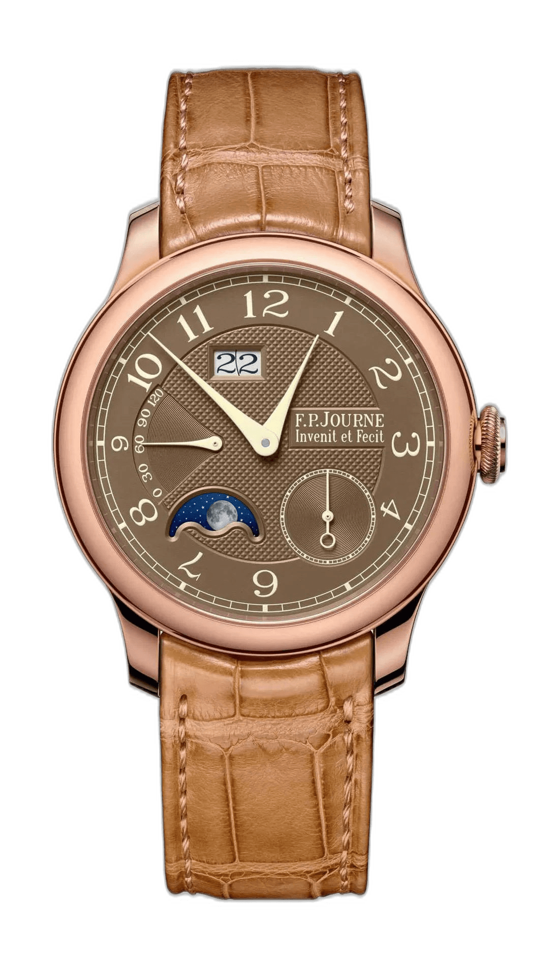 F.P.Journe Souveraine 18K Gold — Guilloché Brown Dial | Ref. 1300.3