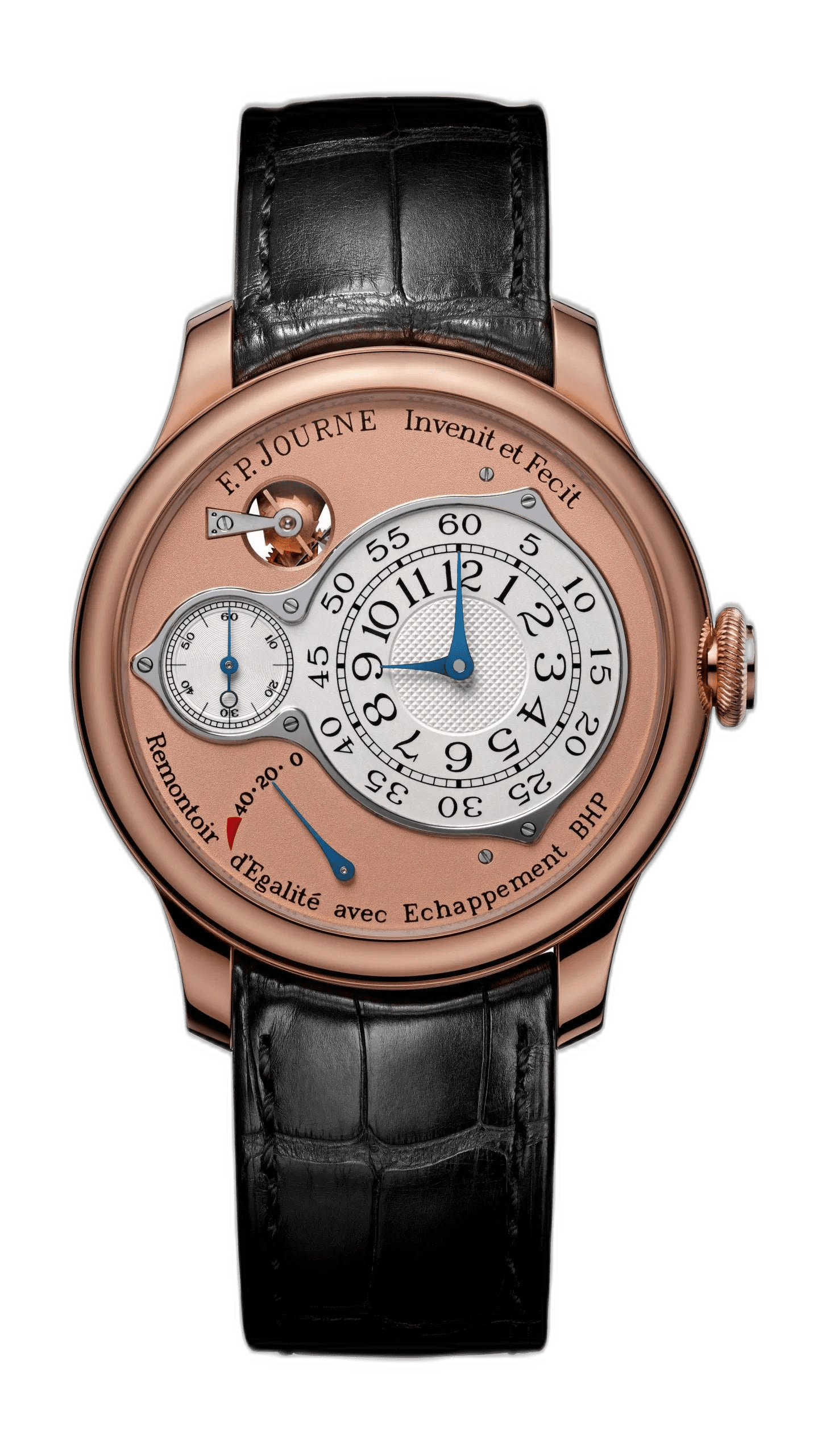 F.P.Journe Chronomètre Optimum 18K 6N Gold — Gold Guilloché Dial on Alligator | Ref. 1501