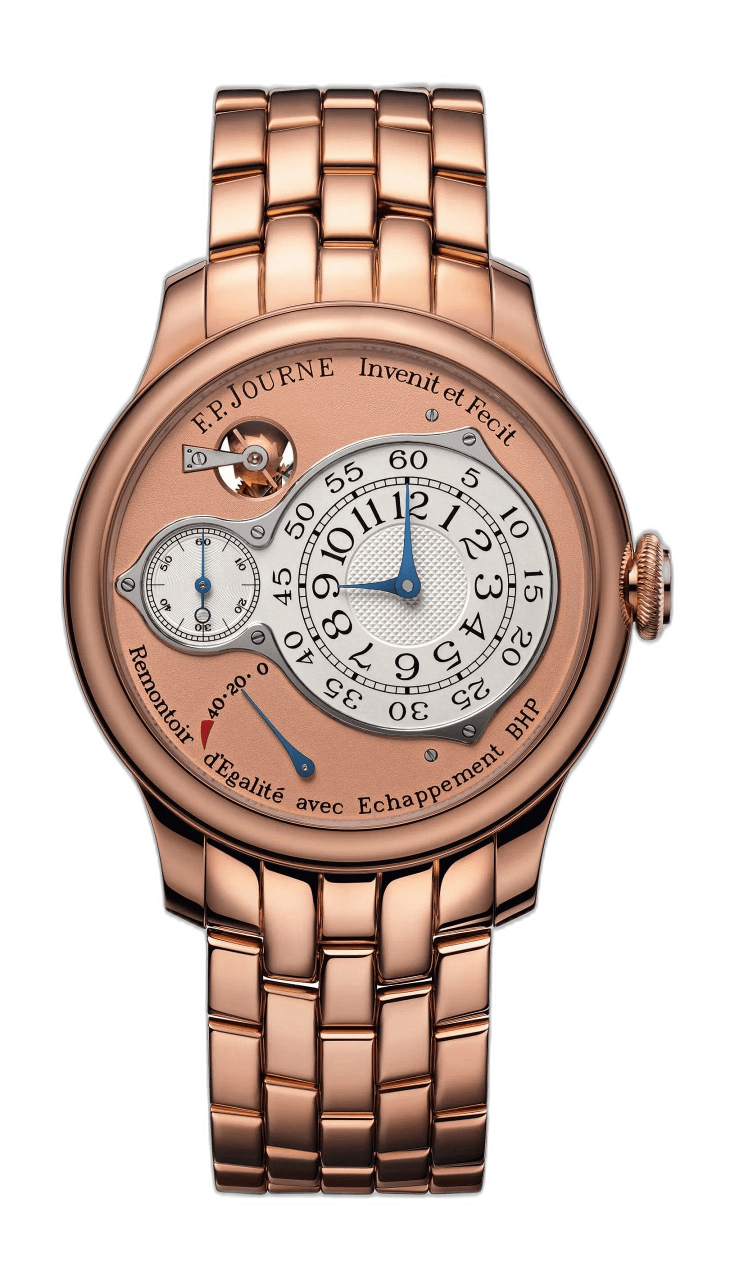 F.P.Journe Chronomètre Optimum 18K 6N Gold — Gold Guilloché Dial on Bracelet | Ref. 1501