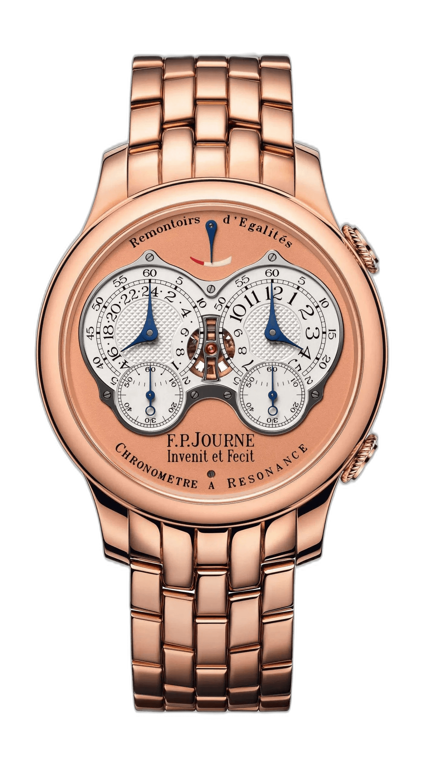 F.P.Journe Chronomètre à Resonance 18K Gold — Gold Clou de Paris Dial | Ref. 1520