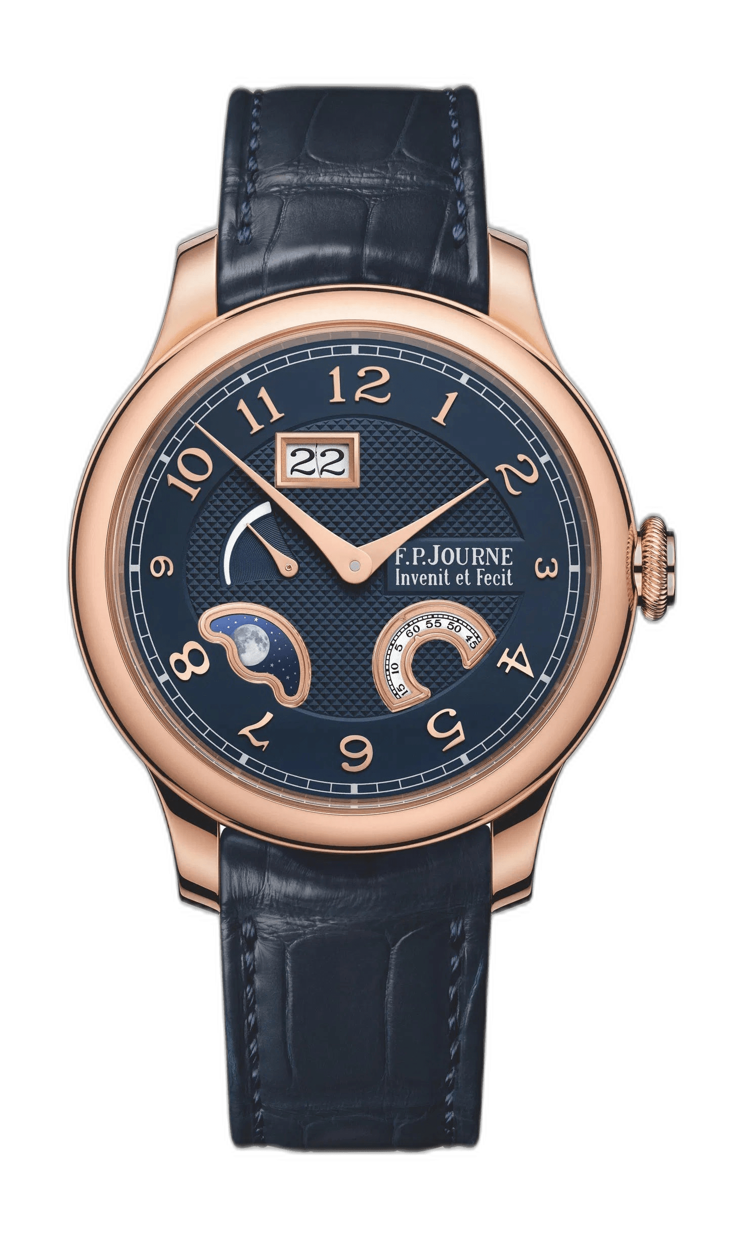 F.P.Journe Divine 18K 6N Gold — Blue Guilloché Dial | Ref. Calibre 1300.3