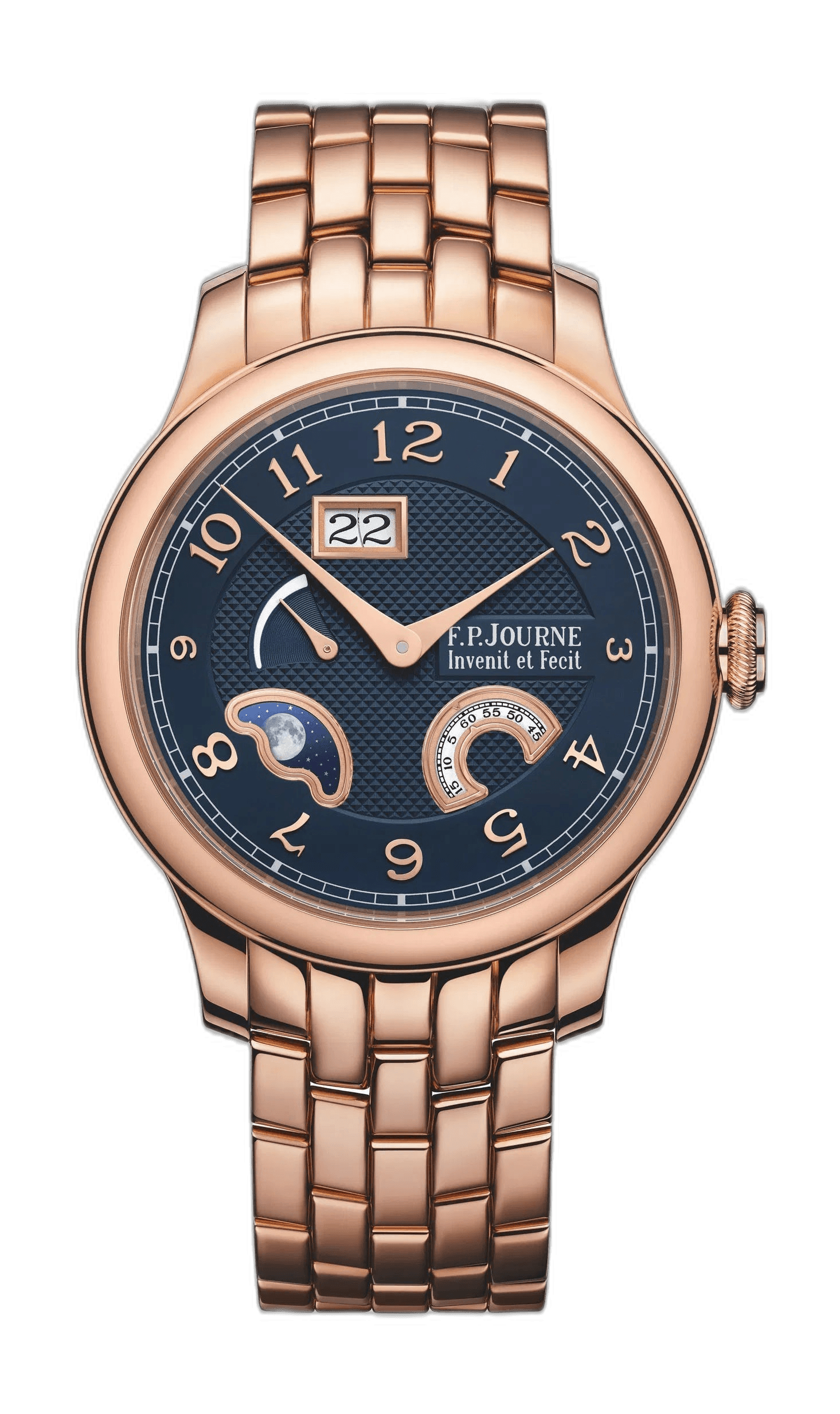 F.P.Journe Divine 18K 6N Gold — Guilloché Blue Dial | Ref. 1300.3