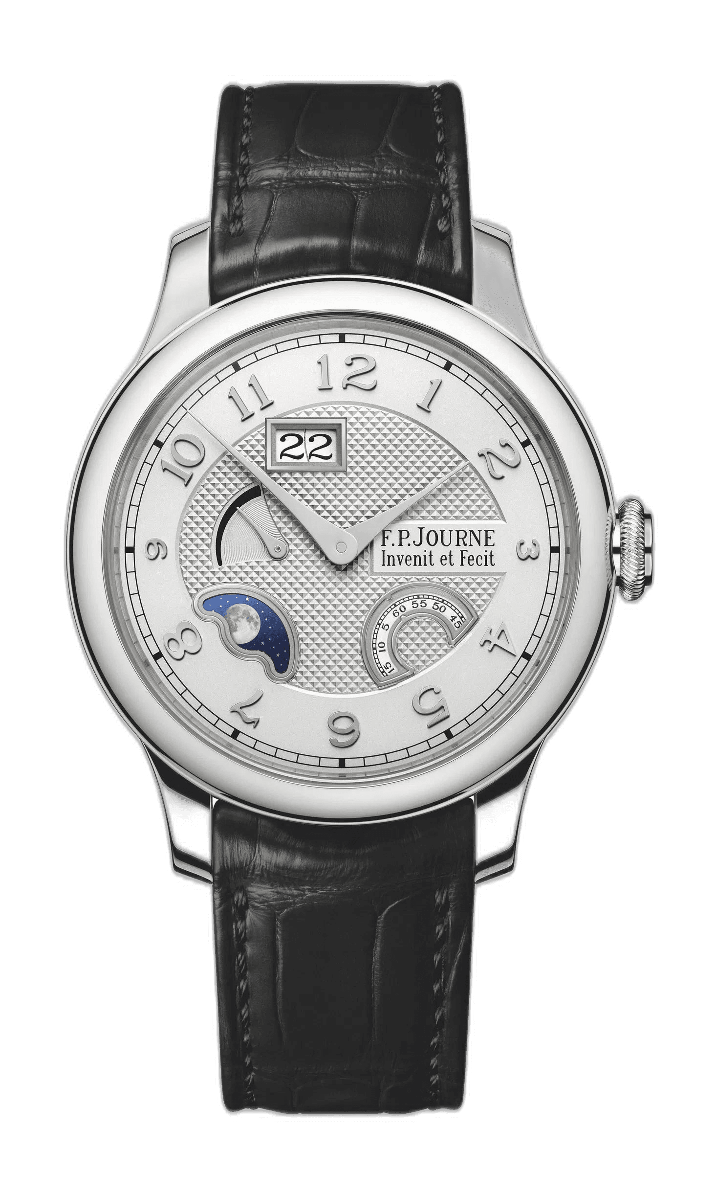 F.P.Journe Souveraine Platinum — Guillochéd Silver & White Dial | Ref. Calibre 1300.3
