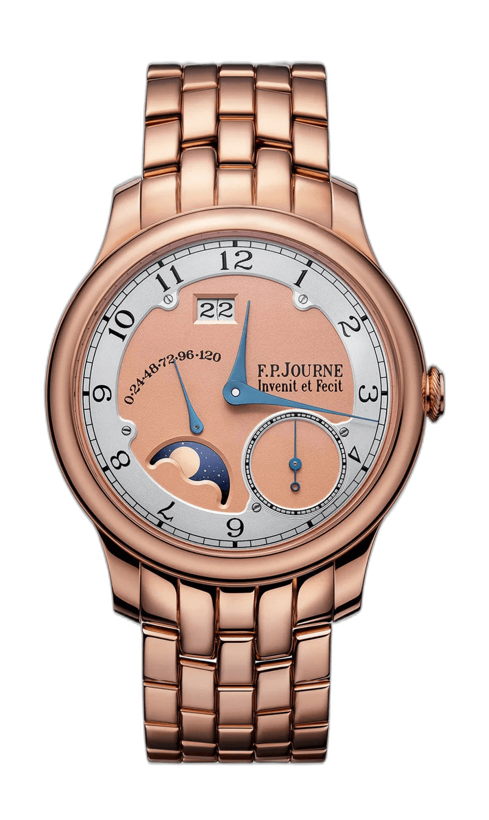 F.P.Journe Divine 18K 6N Gold — Gold Dial, Moon Phase & Power Reserve | Ref. Cal. 1300.3