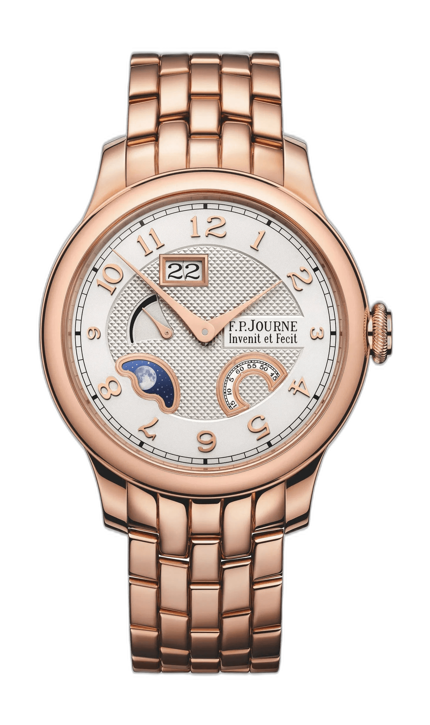 F.P.Journe Divine 18K 6N Gold — Silver & White Guilloché Dial | Ref. 1300.3-34