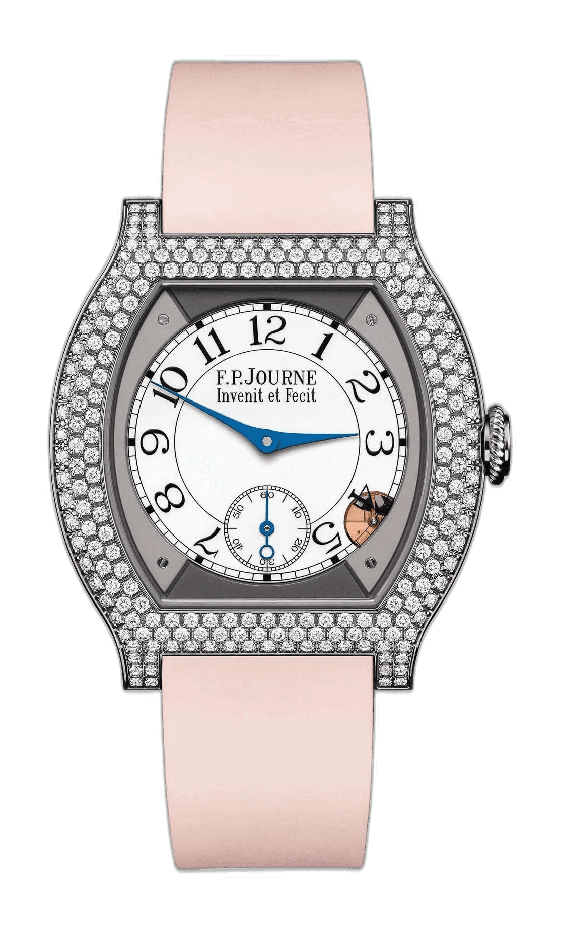 F.P.Journe Élégante 40 Titanium — White Dial with 12 Rows of Diamonds | Ref. 1210